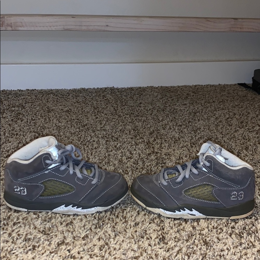 Grey Jordan shoes